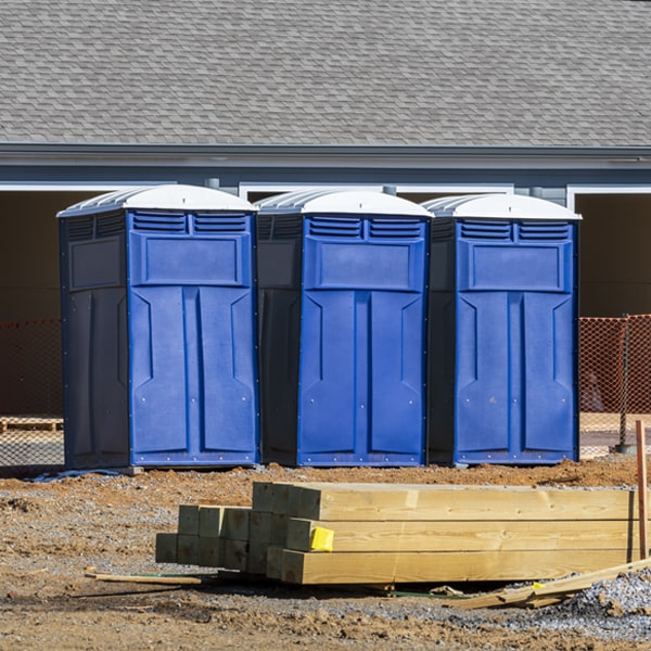 do you offer hand sanitizer dispensers inside the porta potties in Fannett